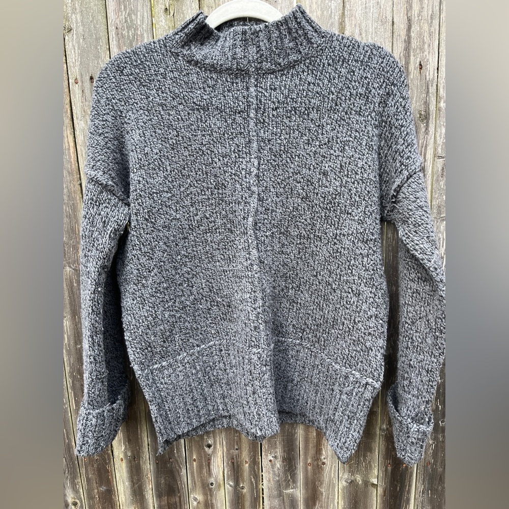 Smartwool Black and Gray Pullover Sweater